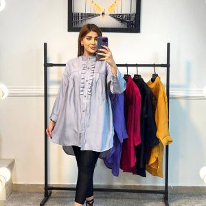 شومیز مانتویی بابوس سینه پیله