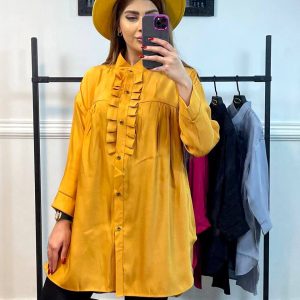 شومیز مانتویی بابوس سینه پیله