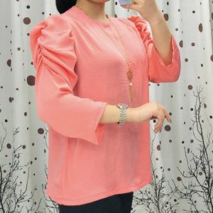 شومیز حریر گردنبندی