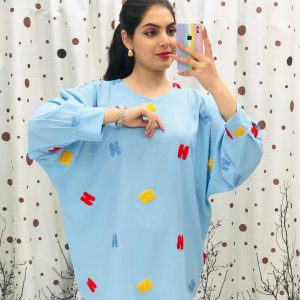 شومیز گلدوزی ابروبادی