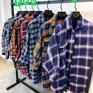 👗پانچ چهارخونه پشمی