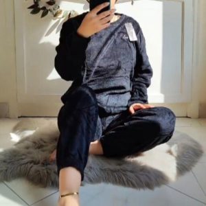بلوزو شلوار تدی حوله ای زنانه