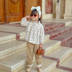 ست مخمل کبریتی دخترانه|پاییزه