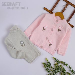ژاکت بافت دخترانه
