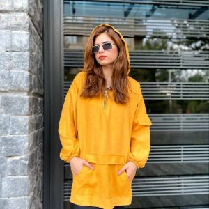 هودی یقه زیپ