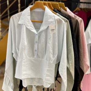 شومیز شیشه ای پشت بند