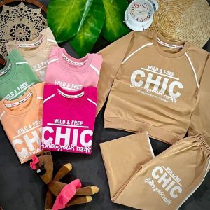 بلوز و شلوار دخترانه طرحchic